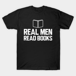 Book - Real men read books T-Shirt